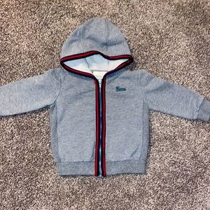 6/9m Gucci Baby Gray Hoodie